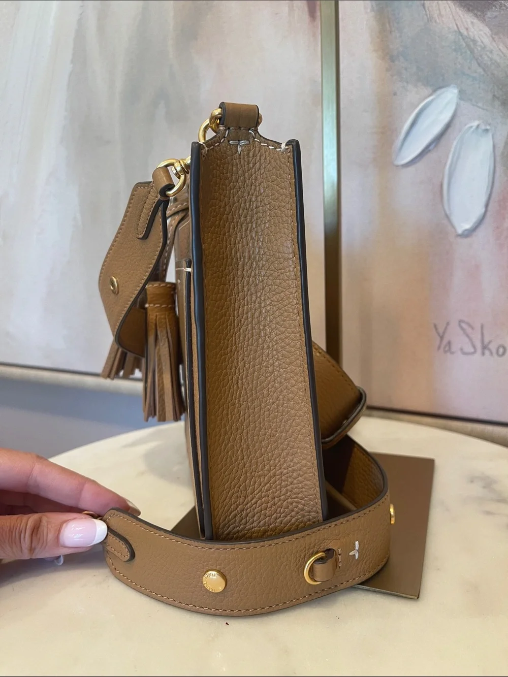 Tory Burch Thea Tan Crossbody
